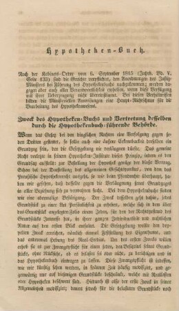 Hypotheken-Buch
