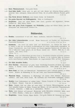 Stickereien (Nr. 1183-1390a)
