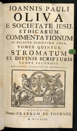 a1r-384, Ethicarum Commentationum. Tomus Quintus