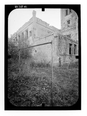 Plötz (Jarmen-Plötz). Gut Plötz (1860). Rückseite (Teilansicht)