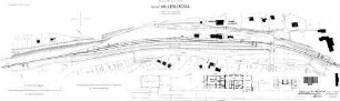 Bad Liebenzell: Empfangsgebäude mit Anbauten Übersichtsplan und Grundrisse