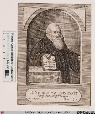Bildnis Nicolaus Selnecker