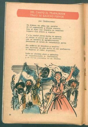 Del campo el trabajador trajo su gaucho fervor