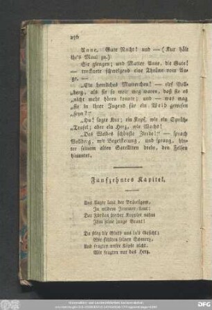 Funfzehntes Kapitel.