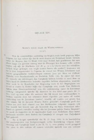 Bijlage XIV. Scipio's tocht naar de Wiijnkoopsbaai, 1687