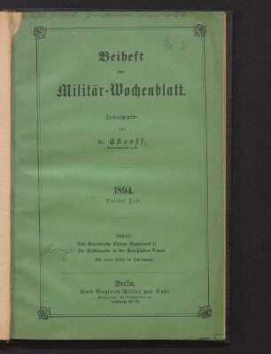 Das Europäische System Napoleons I.