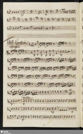 1418. Cavatina: Dove sei perché t'ascondi / Sarti, G.