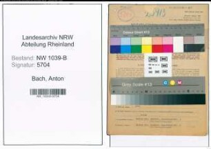 Entnazifizierung Anton Bach , geb. 27.06.1909 (Bauunternehmer)