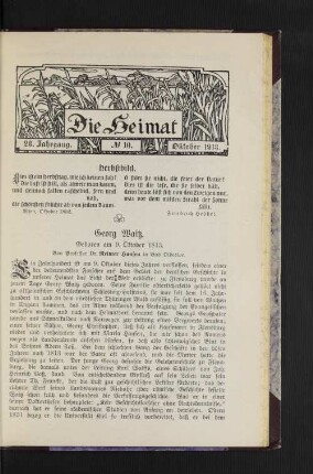 No 10. Oktober 1913.