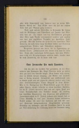 138, Von Fernando Po nach Spanien