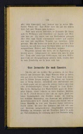 138, Von Fernando Po nach Spanien