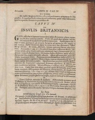 Caput IV. De Insulis Britannicis