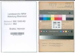 Entnazifizierung Heinrich Brathe , geb. 04.03.1901 (Beamter)