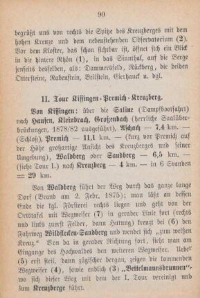 II. Tour Kissingen-Premich-Kreuzberg