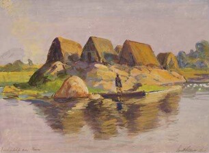 Fischerdorf am Nun (Kamerun, Hinterland)