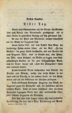 La San Felice : Historischer Roman aus der Zeit Neapels während der Franzosen - Herrschaft von Alexander Dumas. Deutsch von A. Kretzschmar, 8