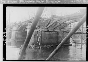 Landesbauamt Sigmaringen - Umbau der Nepomukbrücke (Bauhofbrücke); Brückenunterseite