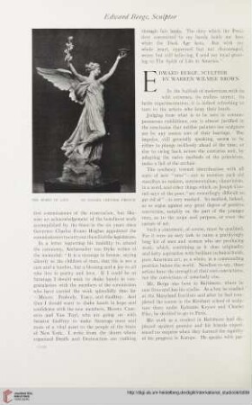 Edward Berge, sculptor