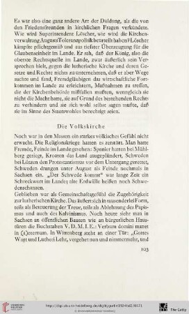 e) Volkskirche