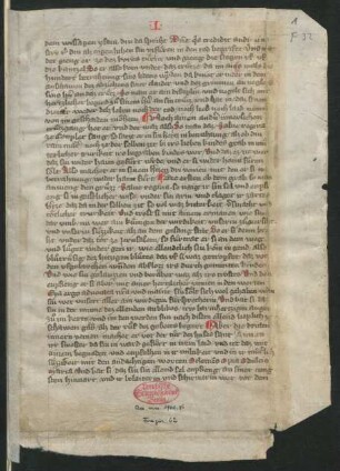 Fragmentblatt 1: Bihlmeyer 36,10 - 39,18