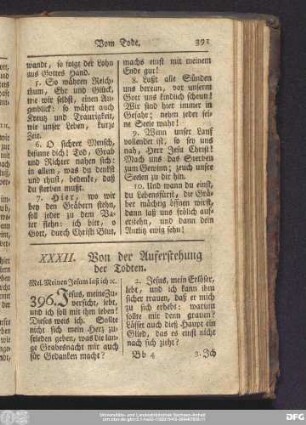 XXXII. Von der Auferstehung der Todten.