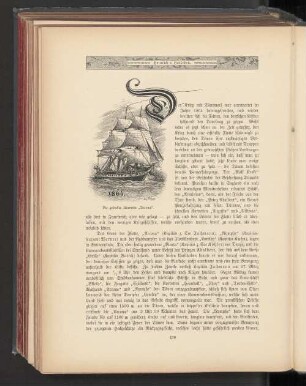 Die gedeckte Korvette "Arcona".
