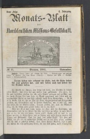 N°. 11. 1881. November
