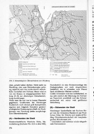 Morphologische Übersichtskarte von Flensburg