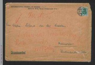 Sammlung: Internationale Frauen Kongresse