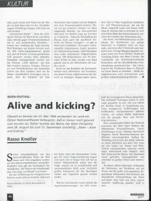Ibsen-Festival: Alive and kicking?