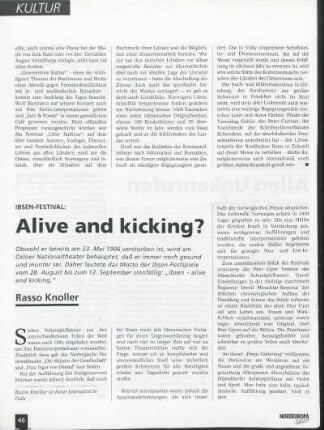 Ibsen-Festival: Alive and kicking?