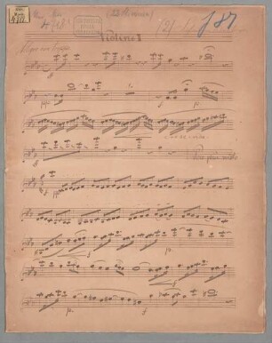 Sinfonie in C JWV 81 - BSB Mus.ms. 4718-2 : Vollständiges Orchestermaterial (22 Stimmen)