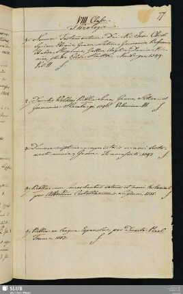 VIII. Classe. Theologie.