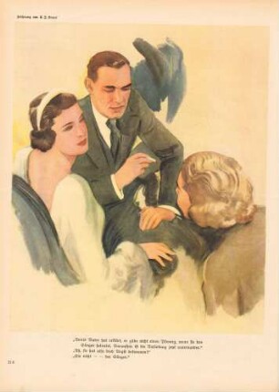 "Annis Vater hat erklärt, er gäbe nicht einen Pfennig, wenn sie den Sänger heiratet."