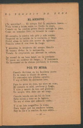 El arroyo