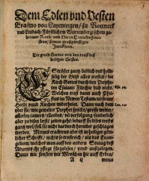 Ein Predig Auß dem Euangelio deß andern Sontags desz Aduents, Vom letsten Aduendt vnd zukunfft, oder Jüngsten tag Christi : Zu trost allen frommen Christen, wölche seine zukunfft lieb haben