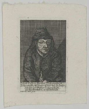 Bildnis des Johann Caspar Hertzer