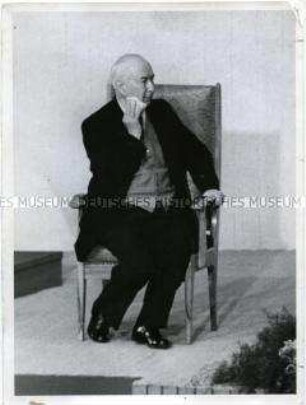 Theodor Heuss bei der Wahl zum Bundespräsidenten