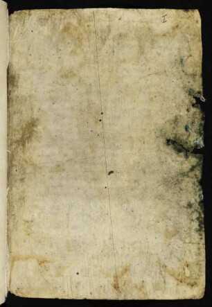 Fragment 1 (Teil 1, ehem. Spiegelbll., 15. Jh., siehe auch hinten)