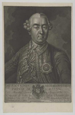 Bildnis des Alexandre Michailowitsch de Galitzin