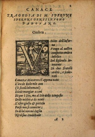 Canace : trag.