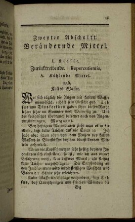 Zweyter Abschnitt. Verändernde Mittel.