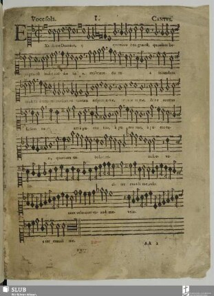 [Cantus sacri concentus a voce sola]