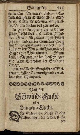 Von der Schwind-Sucht.