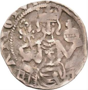 Münze, Pfennig, 1328 - 1347