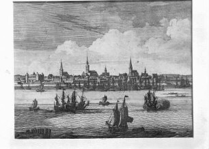 Ansicht von Riga an der Düna