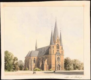 Heilandskirche, Berlin-Moabit: Perspektivische Ansicht