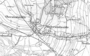 Strahwalde. Meßtischblatt, Sekt. Löbau, 1884
