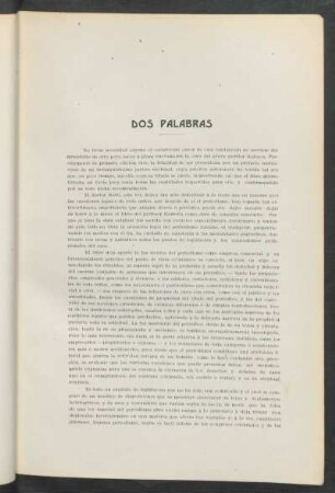 Dos palabras