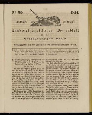 No 35. 29. August. 1834